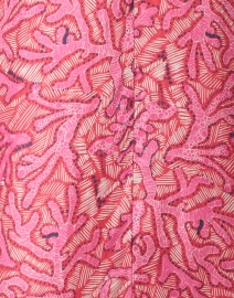 Fabric image thumbnail - Chufy - Mila Pink Print Silk Maxi Dress