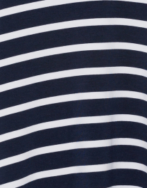 Fabric image thumbnail - Southcott - Wonder-V Navy and White Striped Bamboo-Cotton Top