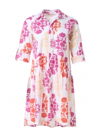Deauville Pink and Orange Floral Shirt Dress