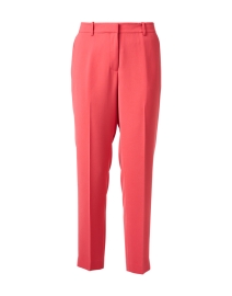 Product image thumbnail - Lafayette 148 New York - Clinton Coral Pink Crepe Ankle Pant