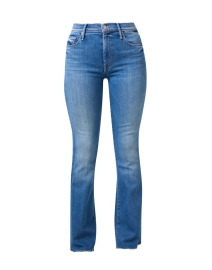 Product image thumbnail - Mother - The Weekender Stretch Fray Flare Jean