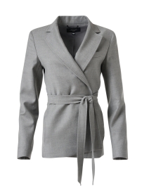 Noli Grey Wool Belted Jacket
