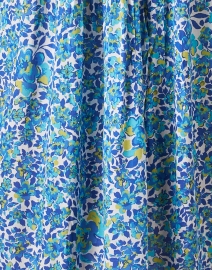 Fabric image thumbnail - Poupette St Barth - Sasha Blue Floral Mini Dress