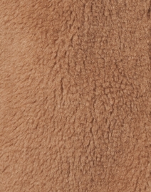 Fabric image thumbnail - Max Mara - Orchis Brown Teddy Camel Coat