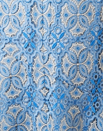 Fabric image thumbnail - Shoshanna - Sonia Blue Lace Dress