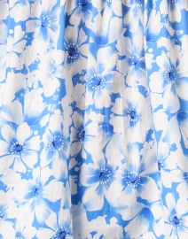 Fabric image thumbnail - Tara Jarmon - Cristine Blue Floral Cotton Blouse
