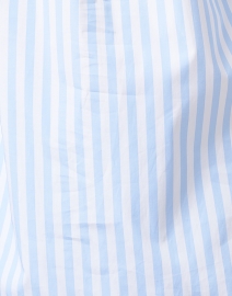 Fabric image thumbnail - Weekend Max Mara - Armilla Blue and White Cotton Shirt