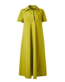 Product image thumbnail - Odeeh - Green Cotton Polo Dress
