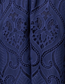 Fabric image thumbnail - Shoshanna - Norma Navy Eyelet Dress