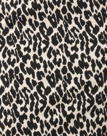 Fabric image thumbnail - Max Mara Studio - Edita Black and White Animal Print Dress
