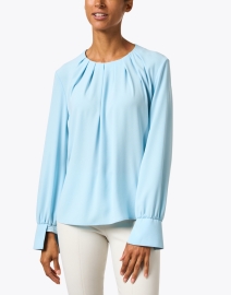 Front image thumbnail - Marc Cain - Sky Blue Blouse