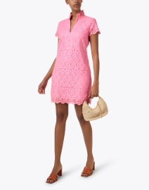 Look image thumbnail - Sail to Sable - Pink Eyelet Tunic Dress