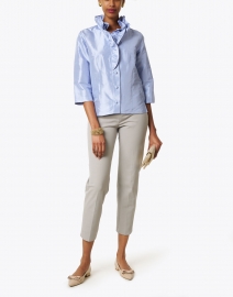 Look image thumbnail - Connie Roberson - Celine Cortez Purple Silk Shirt