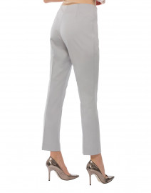 Back image thumbnail - Peace of Cloth - Jerry Silver Stretch Sateen Pant