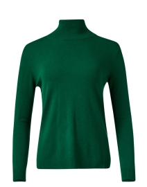Kiku Green Mock Neck Sweater