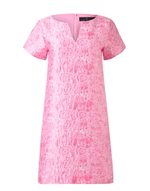 Product image thumbnail - Abbey Glass - Lulu Pink Jacquard Dress
