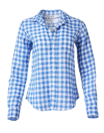 Barry Blue Print Linen Shirt