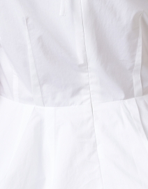 Fabric image thumbnail - Odeeh - White Cotton Poplin Peplum Top