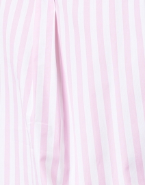 Fabric image thumbnail - Weekend Max Mara - Armilla Pink and White Cotton Shirt