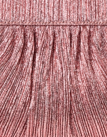 Fabric image thumbnail - Loeffler Randall - Rayne Pink Pleated Lame Bow Clutch
