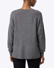 Back image thumbnail - Repeat Cashmere - Grey Cashmere Sweater