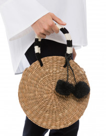 Isabel Natural Round Woven Seagrass Tote