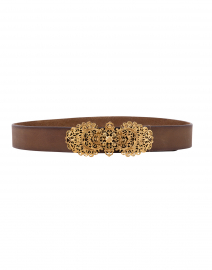 Tzar Khaki Leather Belt