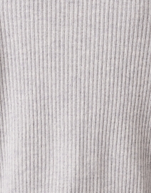 Fabric image thumbnail - Kinross - Grey Ribbed Cashmere Sweater