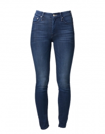 Product image thumbnail - Mother - The Looker Dark Blue Stretch Denim Jean