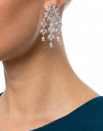 Monarch Crystal Fern Drop Earrings