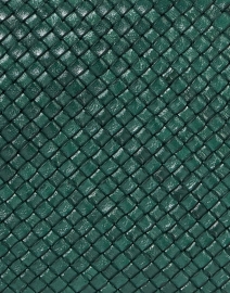 Fabric image thumbnail - Clare V. - Green Woven Crossbody Bag