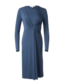 Erica Blue Jersey Twist Dress