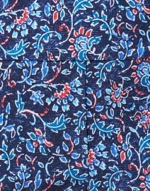 Fabric image thumbnail - Elliott Lauren - Blue Print Pull On Ankle Pant