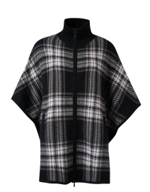 Black Multi Plaid Cardigan