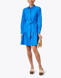 Look image thumbnail - Kobi Halperin - Nash Blue Shirt Dress