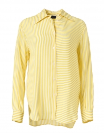 Product image thumbnail - Piazza Sempione - Yellow and Ecru Stripe Shirt