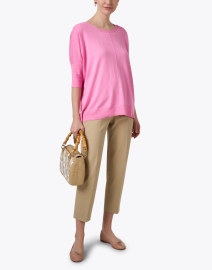 Look image thumbnail - Allude - Pink Boatneck Sweater