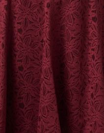 Fabric image thumbnail - Max Mara Studio - Finito Wine Lace Dress