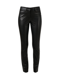 Product image thumbnail - Cambio - Ray Black Vegan Leather Stretch Pant