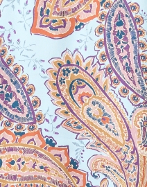Fabric image thumbnail - Santorelli - Elisa Paisley Print Silk Blouse