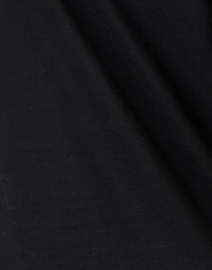 Fabric image thumbnail - Veronica Beard - Waldorf Black Ruched Pima Cotton Tee