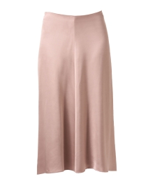 Draped Lotus Pink Satin Skirt