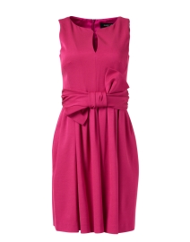 Fuschia Pink Ottoman Stretch Dress 