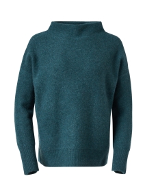 Teal Boiled Cashmere Sweater