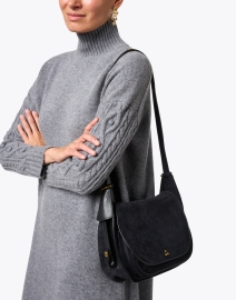 Look image thumbnail - Jerome Dreyfuss - Philippe Black Suede Bag