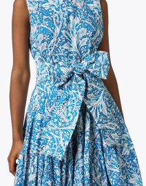 Extra_1 image thumbnail - Samantha Sung - Rose Blue Print Cotton Dress