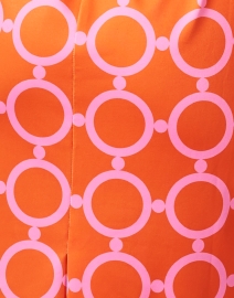 Fabric image thumbnail - Gretchen Scott - Pink and Orange Print Cotton Dress