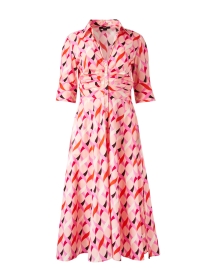 Product image thumbnail - Seventy - Pink Multi Print Shirt Dress