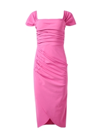 Yuda Pink Ruched Dress