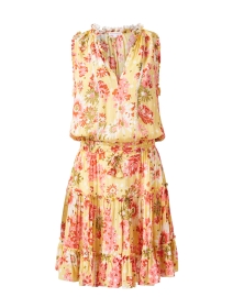 Clara Yellow Floral Print Dress